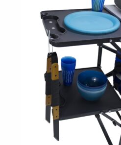 GCI Outdoor Slim-Fold Cook Station, Portable Camp Kitchen Table Pack of 1 Modern 26 81ogp hoCRL