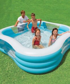 INTEX 57495EP Beach Wave Inflatable Swim Center Pool: 357 Gallon Capacity – 90" x 90" x 22" – Purple 21 81oiisz6JBL