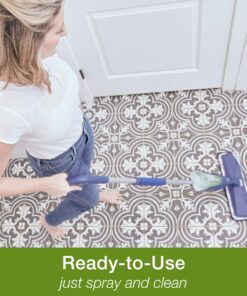 Bona Multi-Surface Hard Floor Cleaner Spray Mop Cartridge - 34 fl oz - Unscented - Refillable - Residue-Free Floor Cleaning Solution for Bona Spray Mops - Stone, Tile, Laminate, and Vinyl Floors 34 Fl Oz (Pack of 1) 19 81oj5NoZ2nL