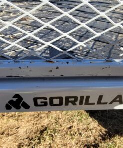 Gorilla Carts GOR1001-COM Steel Utility Cart, Heavy-Duty Convertible 2-in-1 Handle and Removable Sides, 7 cu ft, 1000 lb, Capacity, Gray, 1 pack 83 81ojc Wl0RL