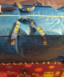 Ikea Frakta Storage Bag - Blue -- SET OF 3 15 81oki83F82L