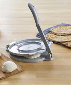 IMUSA USA Tortilla Press, 8 Inch, Silver 22 81oltReVVZL