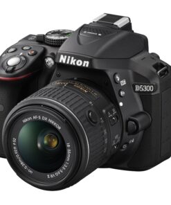 Alternative view of Nikon D5300 24.2 MP CMOS Digital SLR Camera with 18-55mm f/3.5-5.6G ED VR Auto Focus-S DX NIKKOR Zoom Lens (Black)