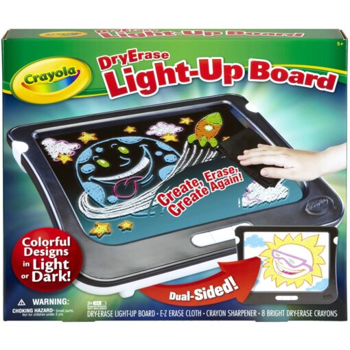 Crayola Dry Erase Light Up Board Drawing Set Age 5+