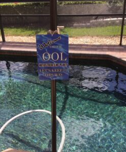 Rogue River Tactical Funny Swimming Pool Sign Metal Tin Sign Indoor Outdoor No Pee in Pool OOL Swim 17 81on lmOO3L