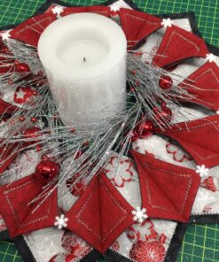 Poorhouse Quilt Designs Fold'n Stitch Wreath Ptrn 16 81on8TgGqL