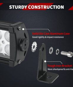 YITAMOTOR LED Light Bar 14inch 72W Led Work Light Spot Flood Combo Led Pod Light Offroad Light Led Fog Light Truck Light Driving Light Boat Light Compatible with Truck Pickup SUV ATV UTV , Black 1 16 81opLn7xAL