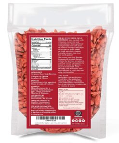 Alternative view of Healthworks Raw Goji Berries (8 Ounces) | Certified Organic & Sun-Dried | Keto, Vegan & Non-GMO | Baking, Teas & Smoothies | Antioxidant Superfood 8 Ounce (Pack of 1)