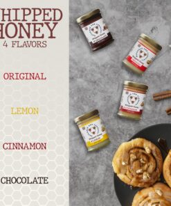 Whipped Honey with Cinnamon - All Natural Spreadable Honey (4 pack) 13 81oqR8iagoL