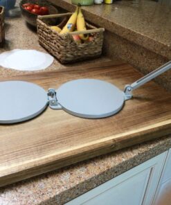 IMUSA USA Tortilla Press, 8 Inch, Silver 30 81osn08bnhL