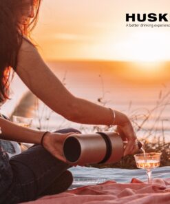 Huski Wine Chiller | Award Winning Iceless Design | Keeps Wine Cold up to 6 Hours | Wine Accessory | Next Generation Ice Bucket | Fits Some Champagne Bottles | Perfect Gift for Wine Lovers (Champagne) Matte Champagne 29 81otyggZxLL