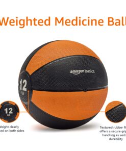 Amazon Basics Medicine Ball for Workouts Exercise Balance Training 12 Pound 29 81ouuHs1V2L