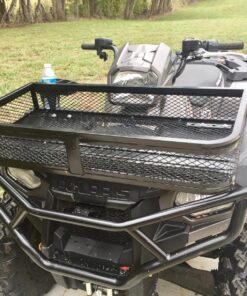 Goplus ATV Front Rack, Universal ATV Storage Rack, Heavy Duty Luggage Carrier with Metal Mesh Frame, ATV/UTV Cargo Basket, 36.5”L x 17.5”W x 6.5”H 31 81ovbO9 I0L