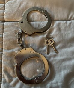 VIPERTEK Double Lock Steel Police Edition Professional Grade Handcuffs (Silver) 36 81ovuETbJdL