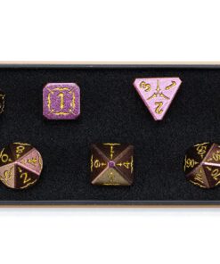 Alternative view of DND Metal Dice Set with Dragon Totem Metal Gife Case, Dungeons and Dragons Dice Set with Stunning Engraving, Cool and Unique. (Totem)