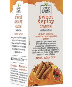 Good Earth Herbal Tea, Sweet & Spicy, Caffeine Free, Packaging May Vary, 18 Count, Pack of 6 Caffeine Free Herbal Black Tea 18 Count (Pack of 6) 13 81oxb2KxNyL