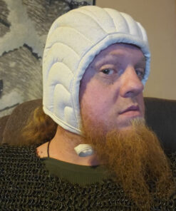 Alternative view of GDFB AB0313 Padded Arming Cap, Natural, Multi, One Size