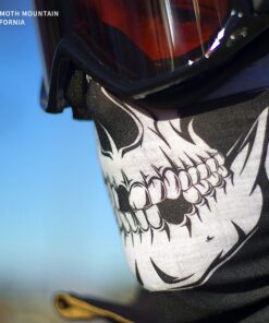 Alternative view of Indie Ridge Skull Motorcycle Face Mask - Motorcycle Ski Snowboard Winter Face Mask
