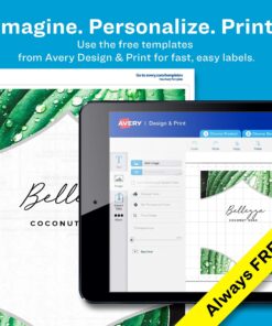 Avery Full Sheet Printable Shipping Labels, 8.5" x 11", Matte Clear, 10 Blank Mailing Labels (18665) 10 labels 16 81oz0RAItKL