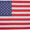Annin Flagmakers Model 21850 American Flag All-Weather Nylon SolarGuard NYL-Glo, 2.5 x 4 Feet, Red,White