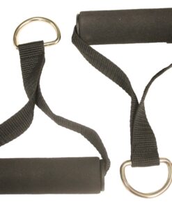 Alternative view of Black Mountain, Heavy Duty Resistance Band Handles, Cable Machine Compatible, Black, 2 Count