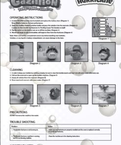 Gazillion Bubbles, Hurricane Bubble Making Machine - Portable Bubble Maker - Instant Bubble Creation - Outdoor Toy for Kids - 4 oz. Bubble Solution Included - Ages 3+ Green 35 81p0X1YkGcL