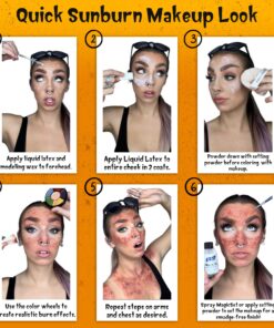 Graftobian Special FX Trauma Pro SFX Makeup Kit - Professional Makeup Kit for Halloween, Cosplay, and Movie, Easy-to-use Cosmetics Collection Set for Beginners, Complete Special Effects Makeup Kit 14 81p2apzOjgL