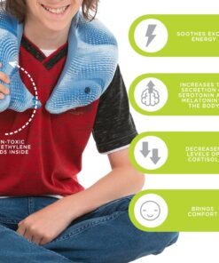 manimo Weighted Stuffed Animal for Kids - Lap Pad Sensory Tool - Perfect for Home, Schools, Kindergartens, Daycares (Dolphin, 4.4 lb) Dolphin | Purple 11 81p2mpOWGrL