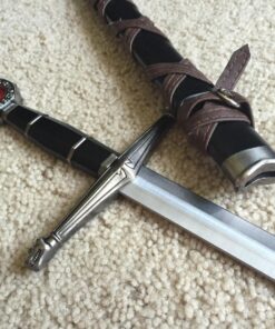 Tomahawk Sword Black Prince or Middle Ages Broadsword Options | 17" Stainless Steel Blade | Historical Collection Items for Display | Faithful Recreations of Legendary Weapons | Scabboard or Sheath Black Prince Sword 22 81p3eN25pVL