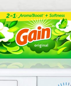 Gain Dryer Sheets Laundry Fabric Softener, Original Scent, 240 Count 33 81p7lHqvCFL