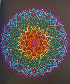 Glowing Mandalas: Coloring Book for Adults Paperback 83 81p7qeOYkrL