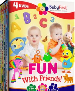 BabyFirst: Fun with Friends Bundle Best of BabyFirst Volume 3, Tillie Knock Knock, Peek-A-Boo I See You, Hoppy Learning with Harry the Bunny