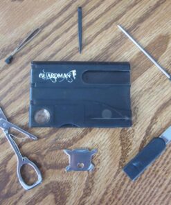 GUARDMAN Credit Card Tool Survival Card Knife with LED Light - Fathers Day Gift - Pocket Tool Kit Birthday Stocking Stuffers For Him For Men Dad Gifts 22 81p9FO3mK2L