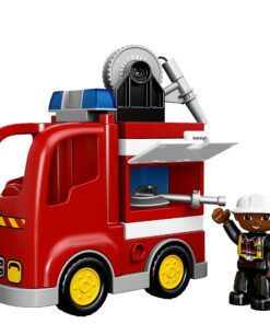 LEGO DUPLO Town Fire Truck 10592 Buildable Toy for 1-4Year-Olds 19 81p9gb6 UL