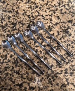 Tiny Salt Condiment Spoon, 6 pc set 28 81p9ize6KaL