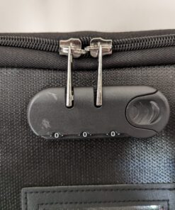 EXLIFBAG File Organizer, Fireproof File Box with Lids, Important Document Organizer Box with Lock, Portable File Folder Organizer with Handle Black 1 Layer 98 81pBOWH1syL