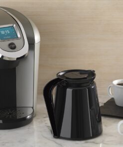 Keurig 2.0 Plastic Carafe 32oz Double-Walled with Easy-Pour Handle, Holds and Dispenses Up to 4 Cups of Hot Coffee, Compatible With Keurig 2.0 K-Cup Pod Coffee Makers, Black 10 81pBgxJCNYL