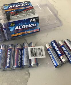 ACDelco 40-Count AA Batteries, Maximum Power Super Alkaline Battery, 10-Year Shelf Life, Reclosable Packaging, Blue 40 Count (Pack of 1) 34 81pC8 nCjTL