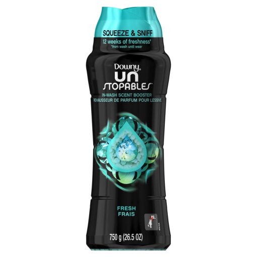 Downy Unstopables in-Wash Scent Booster Beads, Fresh Scent, 750 g - Packaging May Vary 26.5 Ounce (Pack of 1)