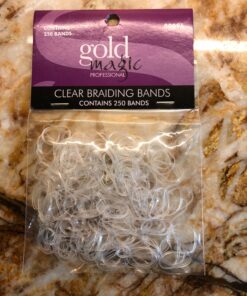 Gold Magic Elastic Braiding Bands, Clear 250 Count (Pack of 1) 15 81pDk7oiEDL