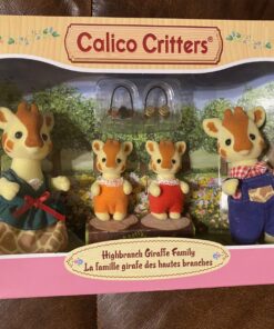 Calico Critters Egbert Highbranch Giraffe Family, Set of 4 Collectible Doll Figures 25 81pF2FgyrSL