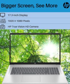 HP 2023 Newest Business Laptop, 17.3" IPS FHD Display, 13th Gen Intel Core i5-1335U Processor, 12GB RAM, 512GB SSD, Backlit Keyboard, HDMI, WiFi 6, HD Webcam, Windows 11 Home, Bundle with JAWFOAL 12GB RAM | 512GB 10 81pFMwEVRRL