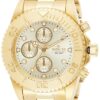 Invicta Pro Diver Men's Wrist Watch Stainless Steel Japanese Quartz 22 mm Gold Ion-Plating 9 81pH098k2XL