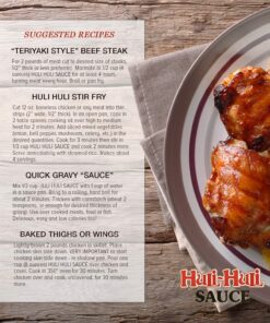 World Market Hawaii's Famous Huli-Huli Sauce - Hawaiian BBQ Sauce - Meat Rub BBQ Marinade Sauce and Steak Seasoning - 24 Ounce - 1 Pack 13 81pN48QlTkL