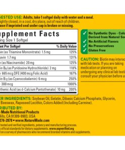 Nature Made Super B Energy Complex, Dietary Supplement for Brain Cell Function Support, 60 Softgels, 60 Day Supply 60 Count 29 81pNfI6wynL