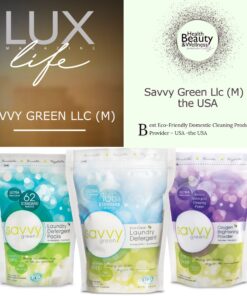 Savvy Green 108 Standard Wash Fragrance Free, Eco Clean Laundry Detergent Powder, 2.73 Lbs 19 81pNg1uzm L
