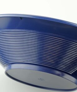 SE 14 Inch Gold Panning Pan - Dual Riffles for Easier Mining and Prospecting, Blue 14" 12 81pOmNTeKL