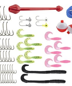 Alternative view of Ready2Fish Fishing Tackle Box Organizer with Tackle Included 2 Tray, 136 piece, Blue