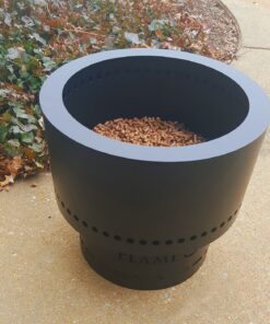 Portable Smokeless Wood Pellet Firepit - Flame Genie FG-16 Portable Fire Pit, Smoke-Free Wood Pellet Fire Pit, USA Made, Smokeless Fire Pits for Outside, 13.5" Diameter, Smokeless Firepit, Black 38 81pPm bSE7L