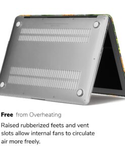 GMYLE MacBook Air 13 Inch Case A1466 A1369 Old Version 2010 2017, Hard Shell Plastic Clear Crystal Glossy Snap On Cover (Pineapple The Tropical Fruit) MacBook Air 13" (A1369/A1466) Sweet Pineapple 11 81pPubJ8nlL